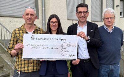 Sparkasse an der Lippe unterstützt Bürgerhaus Horstmar mit Spende